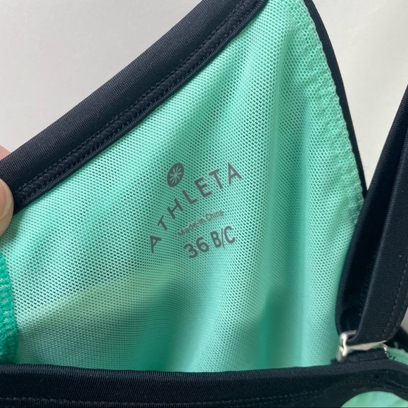 ATHLETA Black Twister Swimsuit! One Piece 36 B/C - Picture 10 of 13